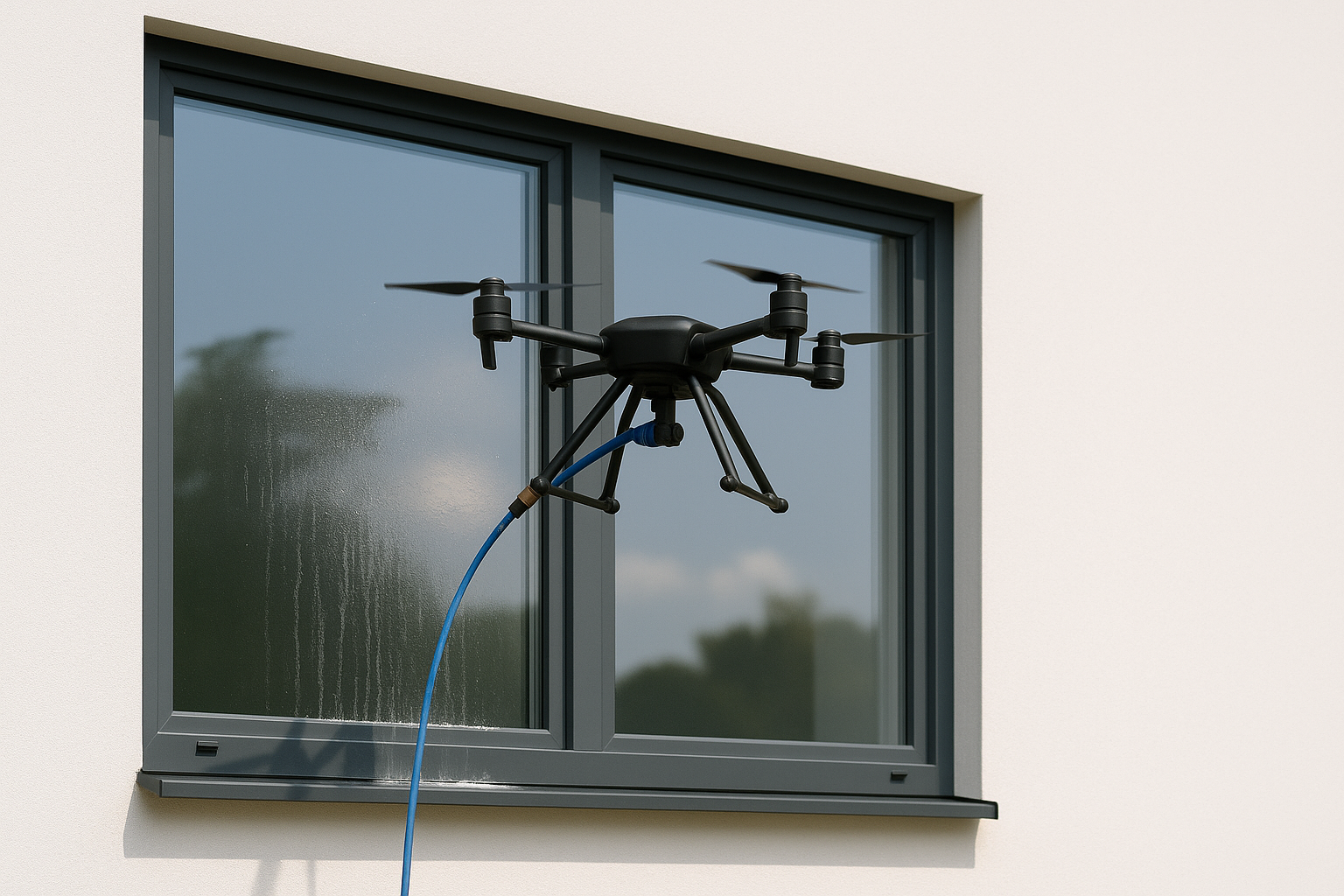 Window Cleaning service demonstration